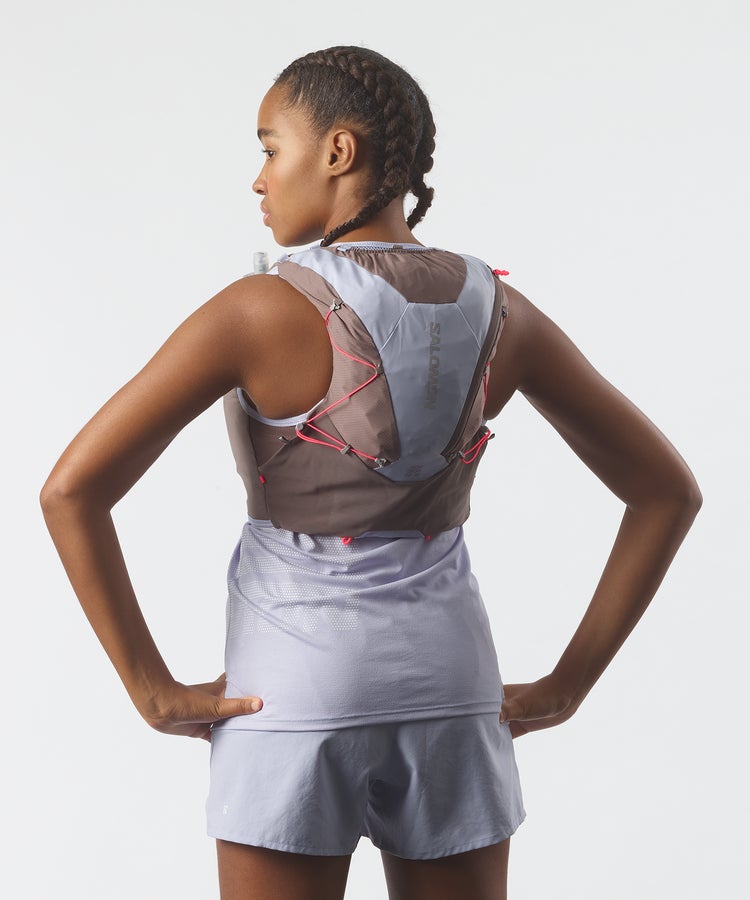 Salomon Advance Skin 12 Women's Running Vest - Nine Iron / EXCALIBUR / COSMIC SKY - Interval Running