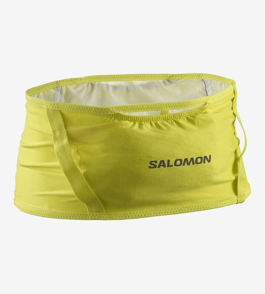 Salomon High Pulse Belt - Sulphur Spring / Glacier Gray - Interval Running