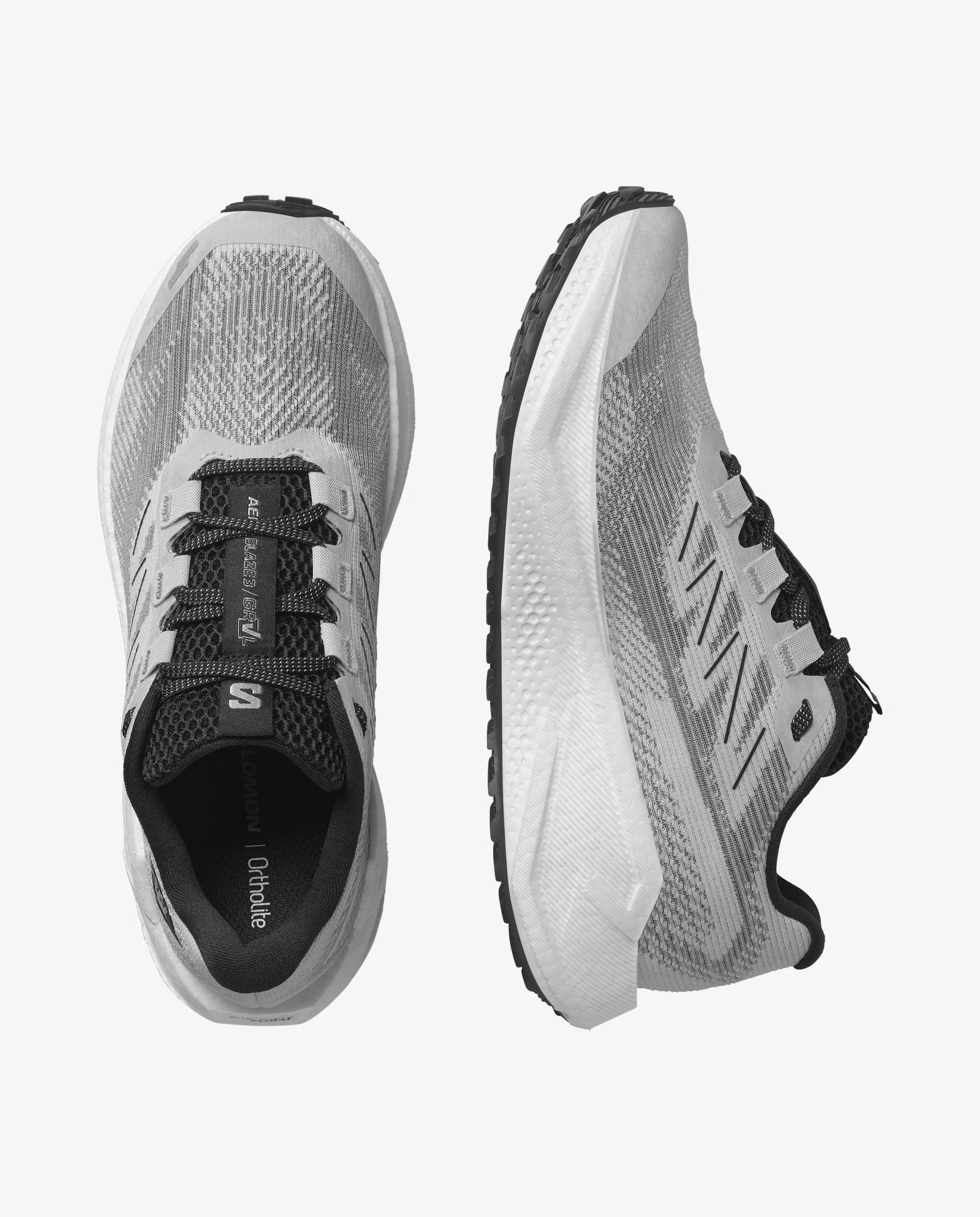 Salomon Men's Aero Blaze 3 GRVL | Lunar Rock / White / Black - Interval Running