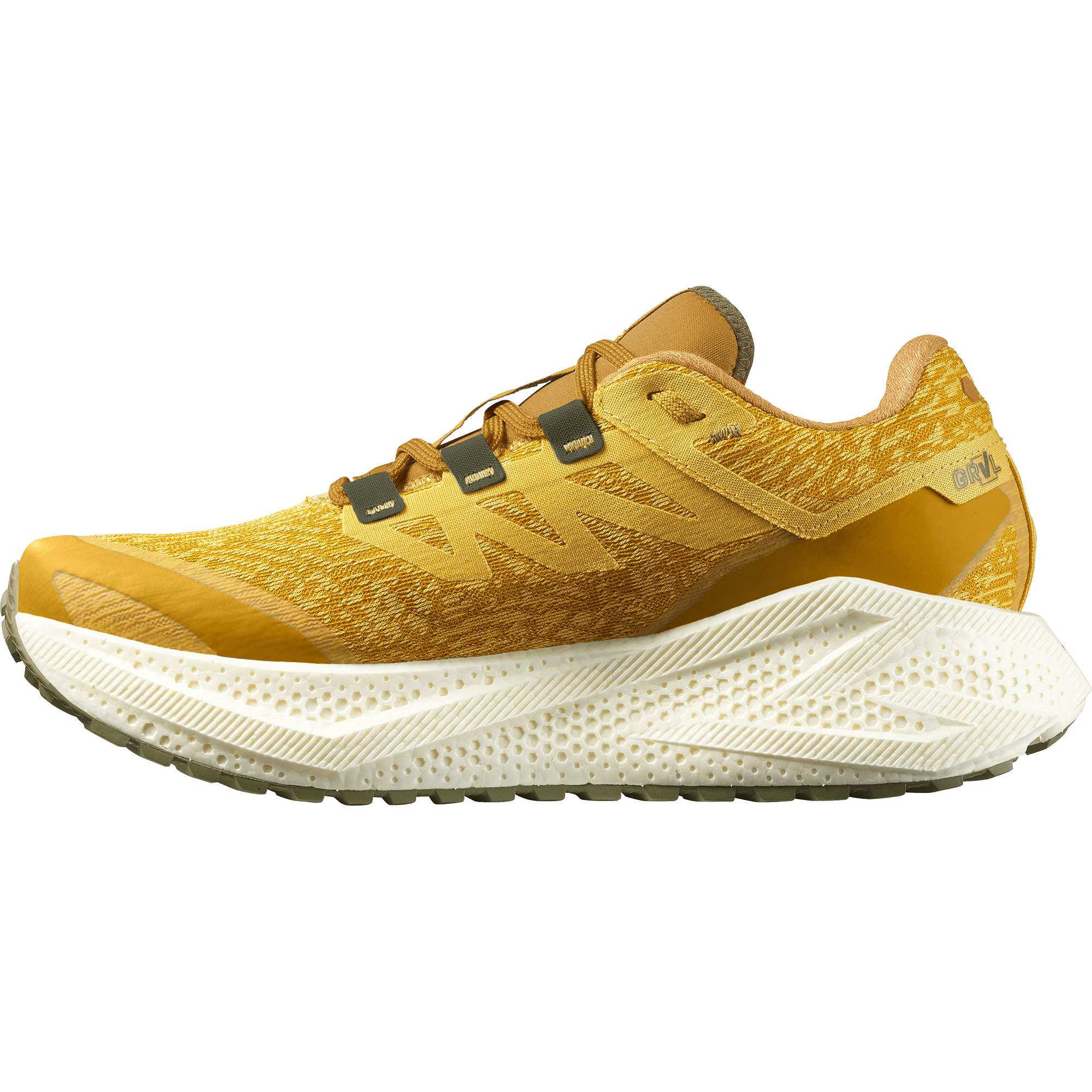 Salomon Men's Aero Glide 3 GRVL – Spicy Mustard / Vanilla Ice - Interval Running