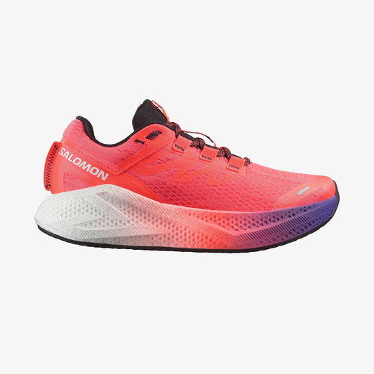 Salomon Men's Aero Glide 3 | Neon Flame / White / Black - Interval Running
