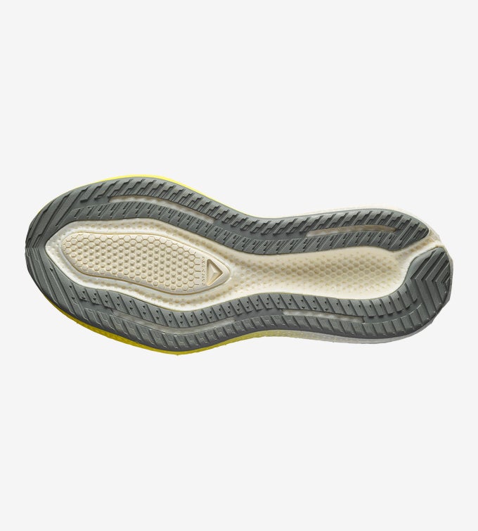 Salomon Men's Aero Glide 3 - Vanilla / Blazing Yellow / Sedona Sage - Interval Running