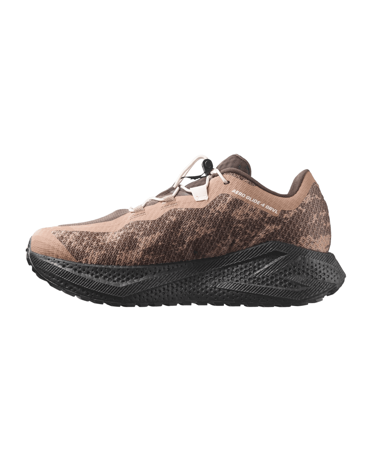 Salomon Men's Aero Glide 4 GRVL – Burro / Black / Vanilla Ice - Interval Running