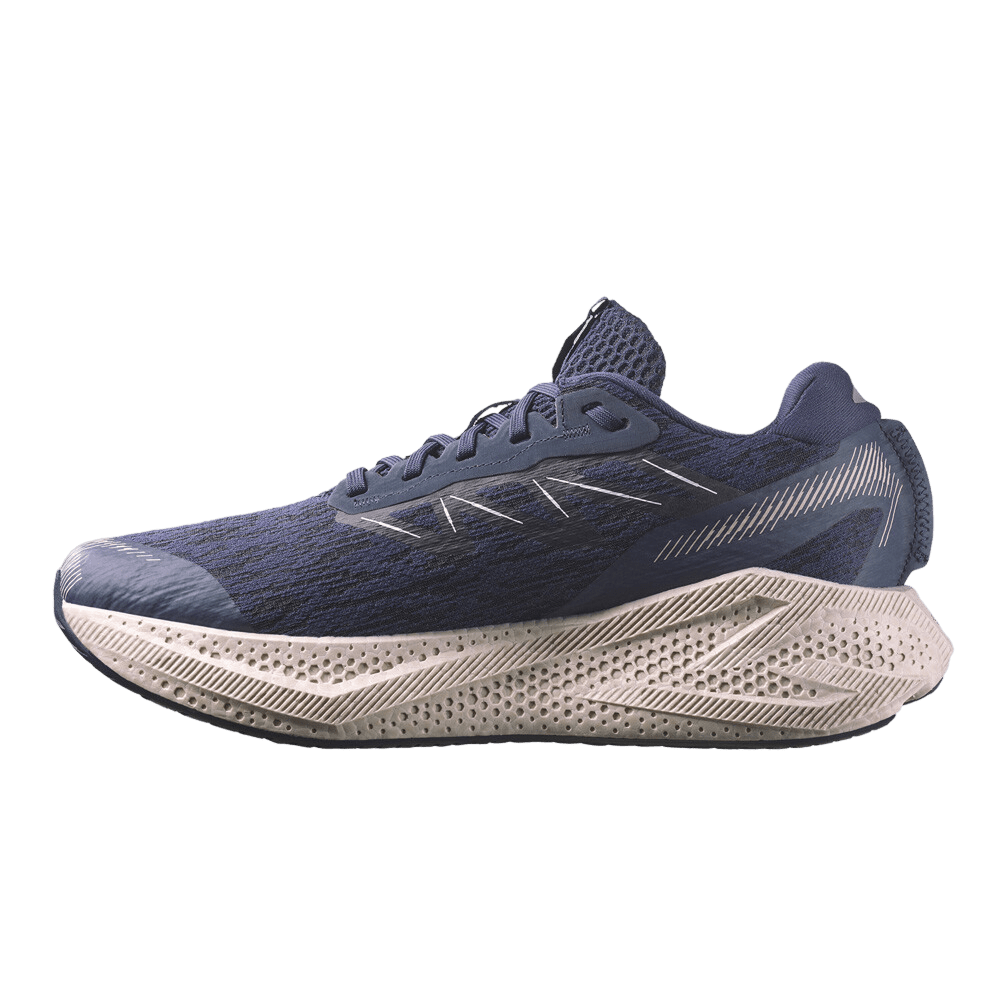 Salomon Men's Aero Glide 4 – Maritime Blue / Silver White / Cloud - Interval Running
