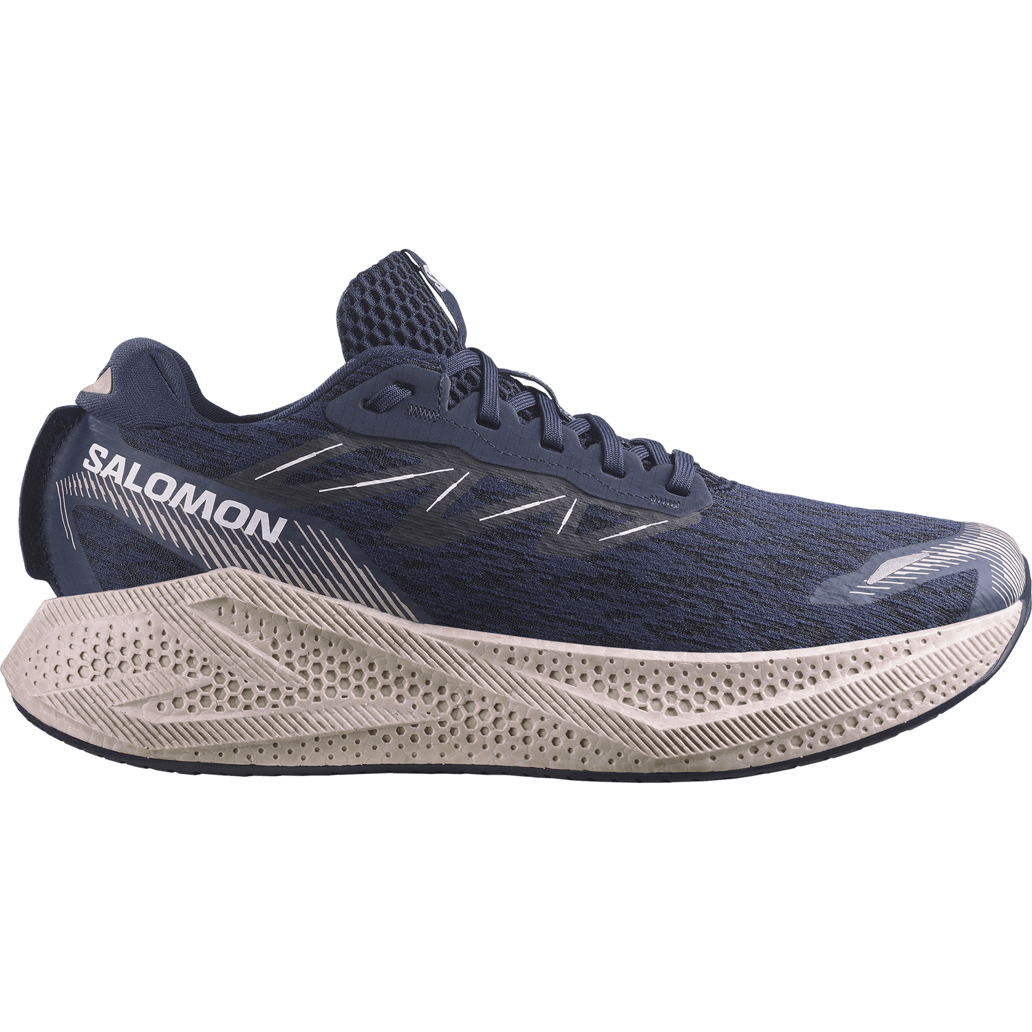 Salomon Men's Aero Glide 4 – Maritime Blue / Silver White / Cloud - Interval Running
