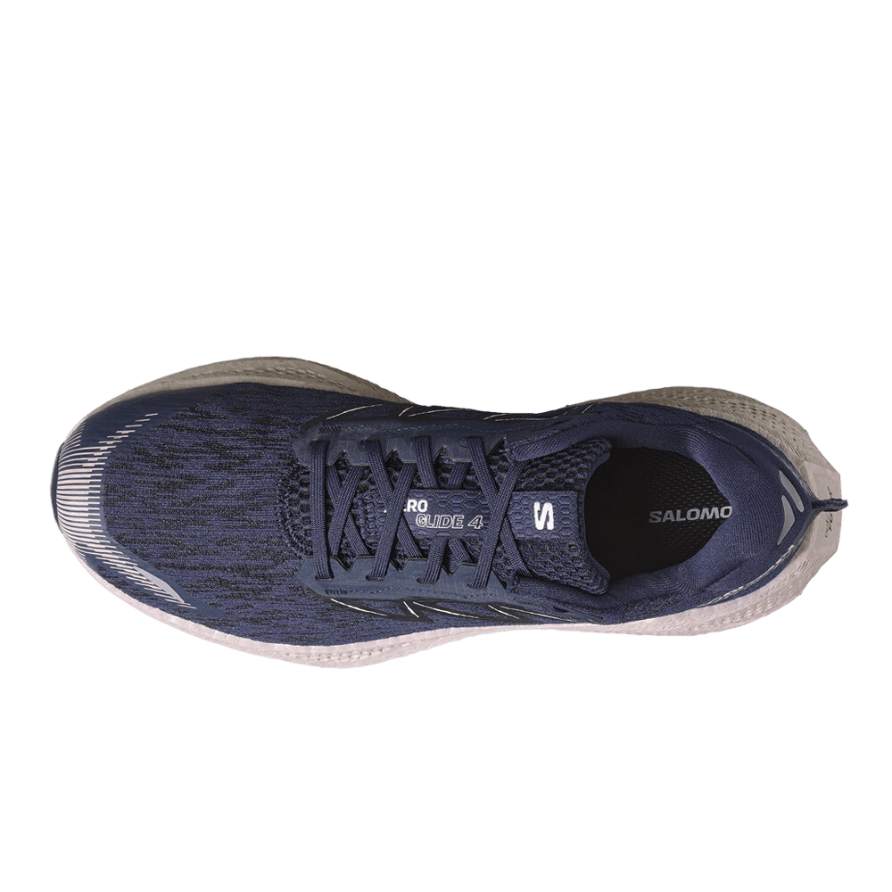 Salomon Men's Aero Glide 4 – Maritime Blue / Silver White / Cloud - Interval Running