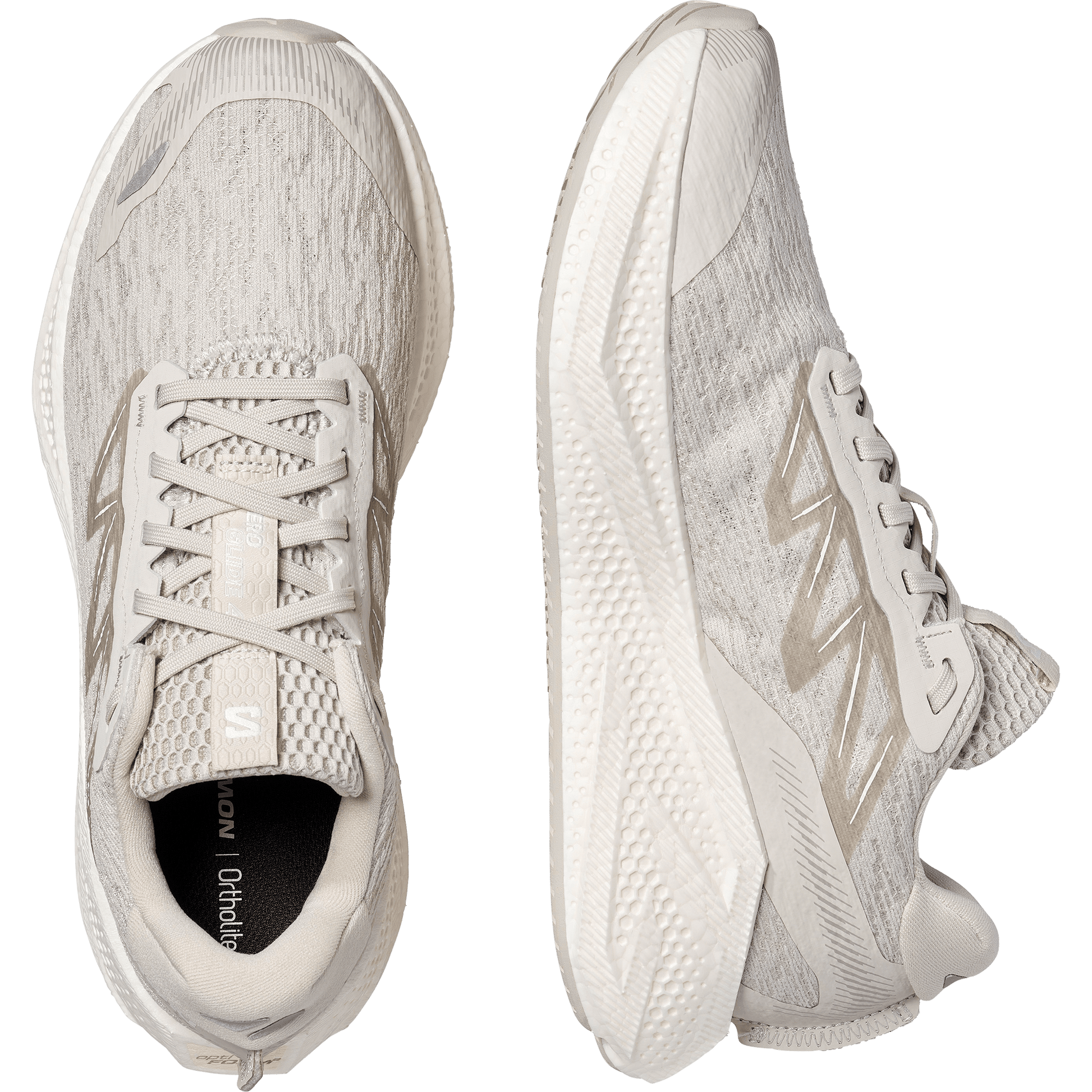 Salomon Men's Aero Glide 4 – Silver Cloud - Interval Running