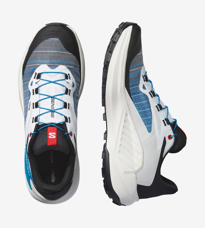 Salomon Men's Genesis - Black / White / Transcend Blue - Interval Running