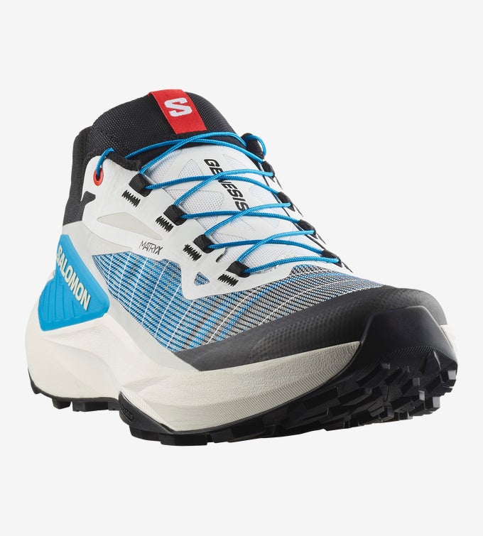 Salomon Men's Genesis - Black / White / Transcend Blue - Interval Running