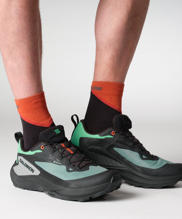 Salomon Men's GENESIS GORE - TEX - North Atlantic / Black / Sharkskin - Interval Running