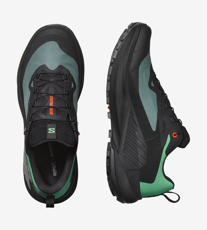 Salomon Men's GENESIS GORE - TEX - North Atlantic / Black / Sharkskin - Interval Running