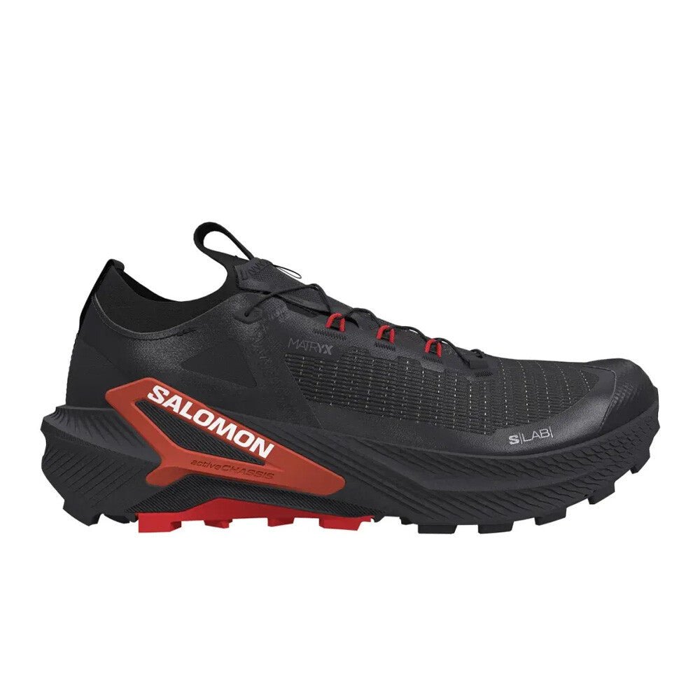 Salomon S/Lab Genesis 2 - Unisex - Black / Black / Fiery Red - Interval Running