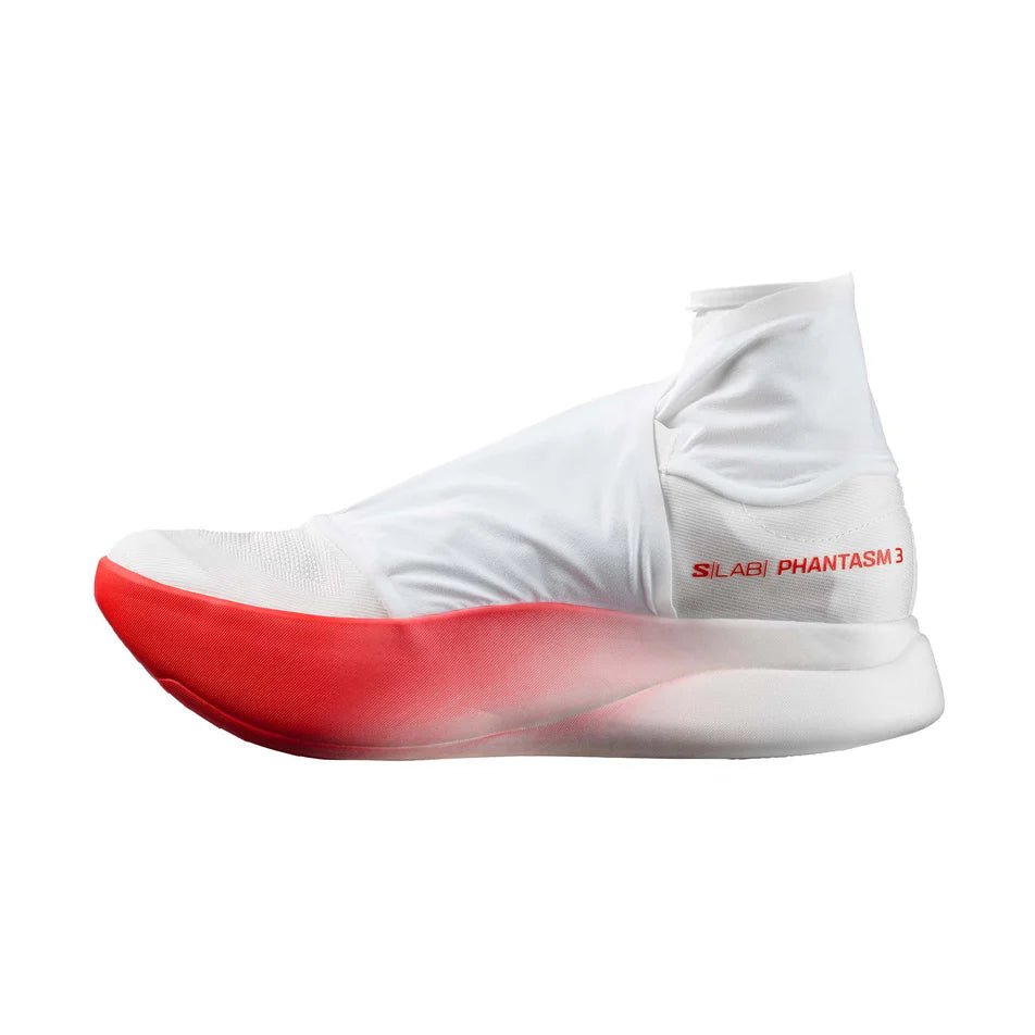 Salomon S/LAB Phantasm 3 - White / White / Fiery Red - Interval Running