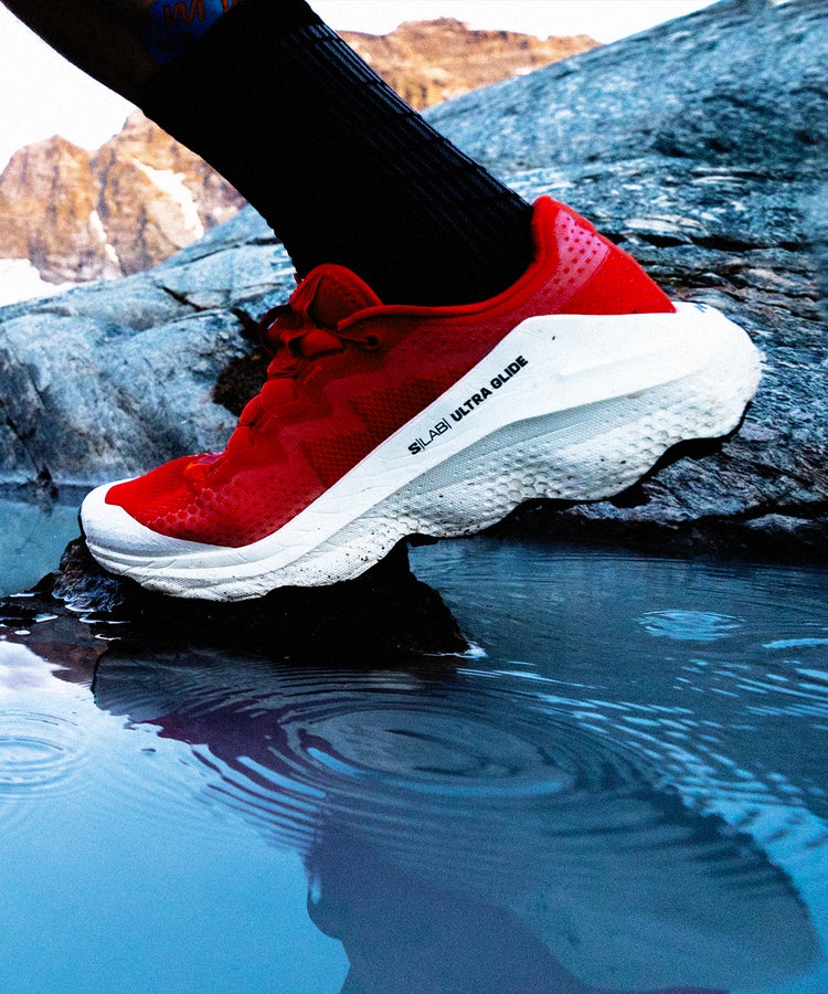 Salomon S/Lab Ultra Glide Unisex – Fiery Red / Pompeian Red / Vanilla Ice - Interval Running