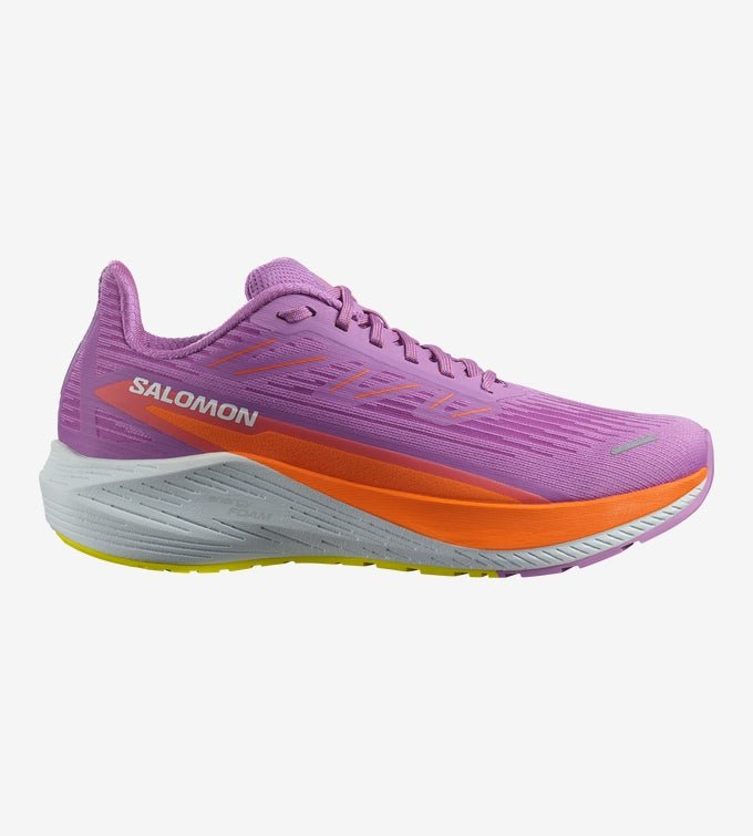 Salomon Women's Aero Blaze 2 - Iris Orchid / Dragon Fire / Sulphur Spring - Interval Running