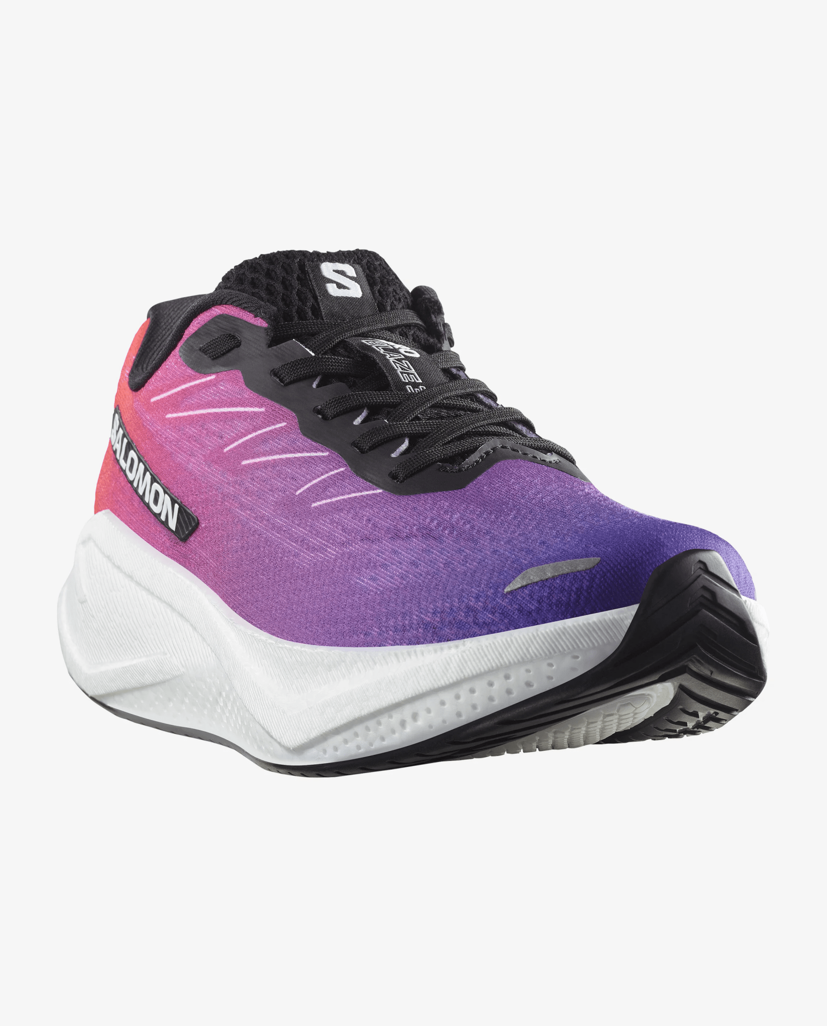 Salomon Women's Aero Blaze 3 | Neon Flame / Liberty / White - Interval Running