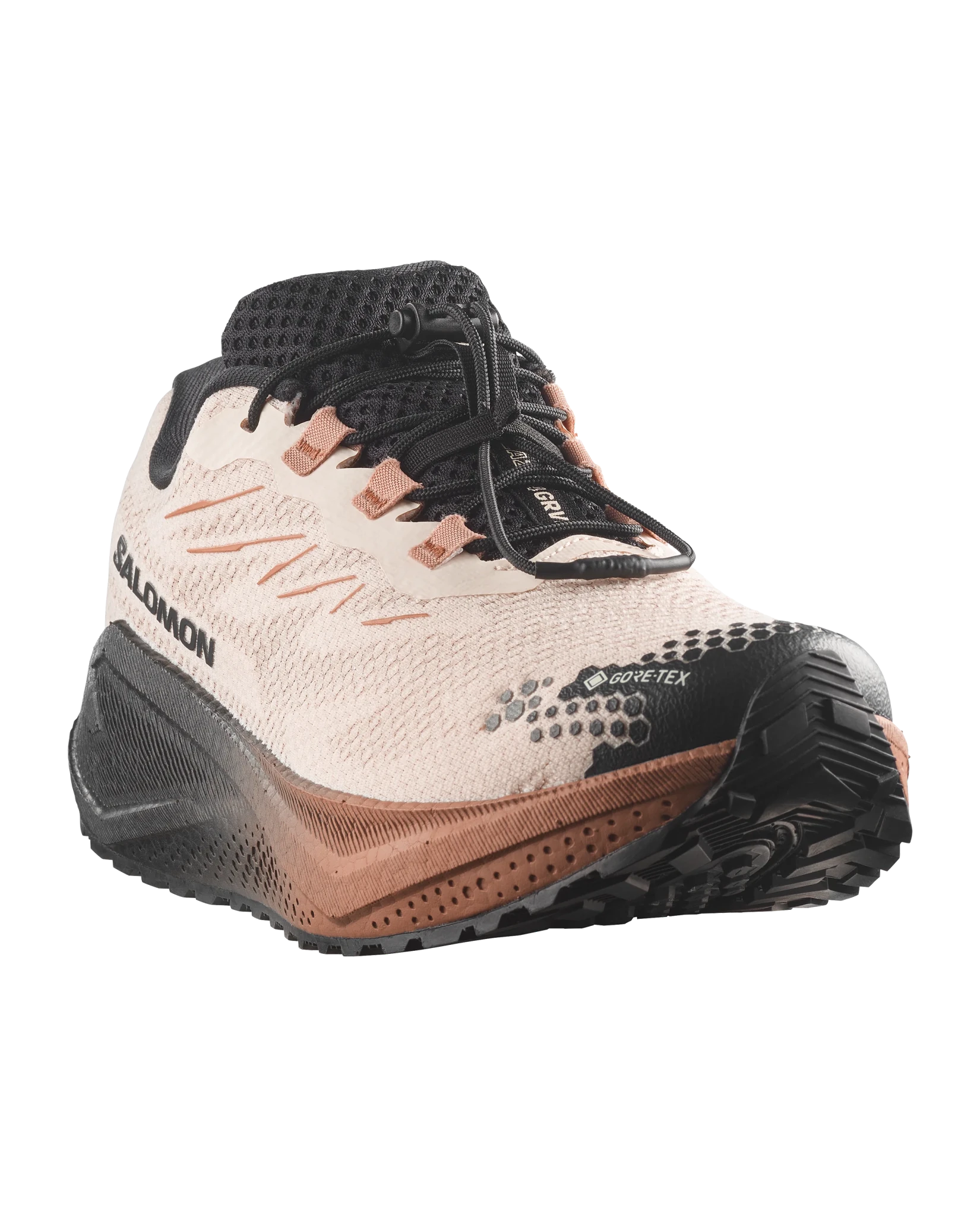 Salomon Women's Aero Blaze 4 GRVL GTX - Vanilla Ice / Black / Burro - Interval Running