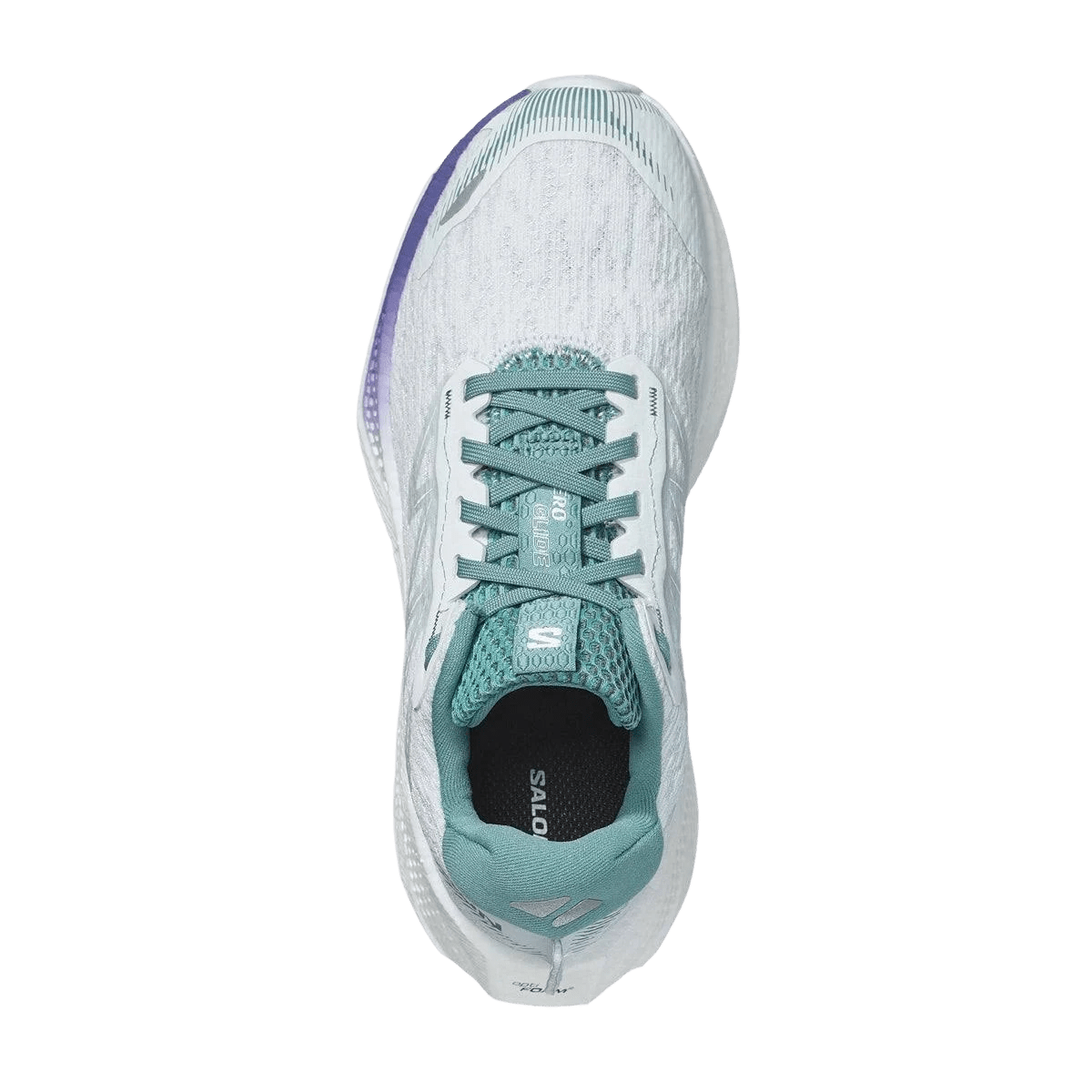 Salomon Women's Aero Glide 4 – Ancient Water / White / Oil Blue - Interval Running