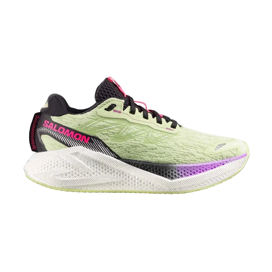 Salomon Women's Aero Glide 4 – Butterly / White / Black - Interval Running