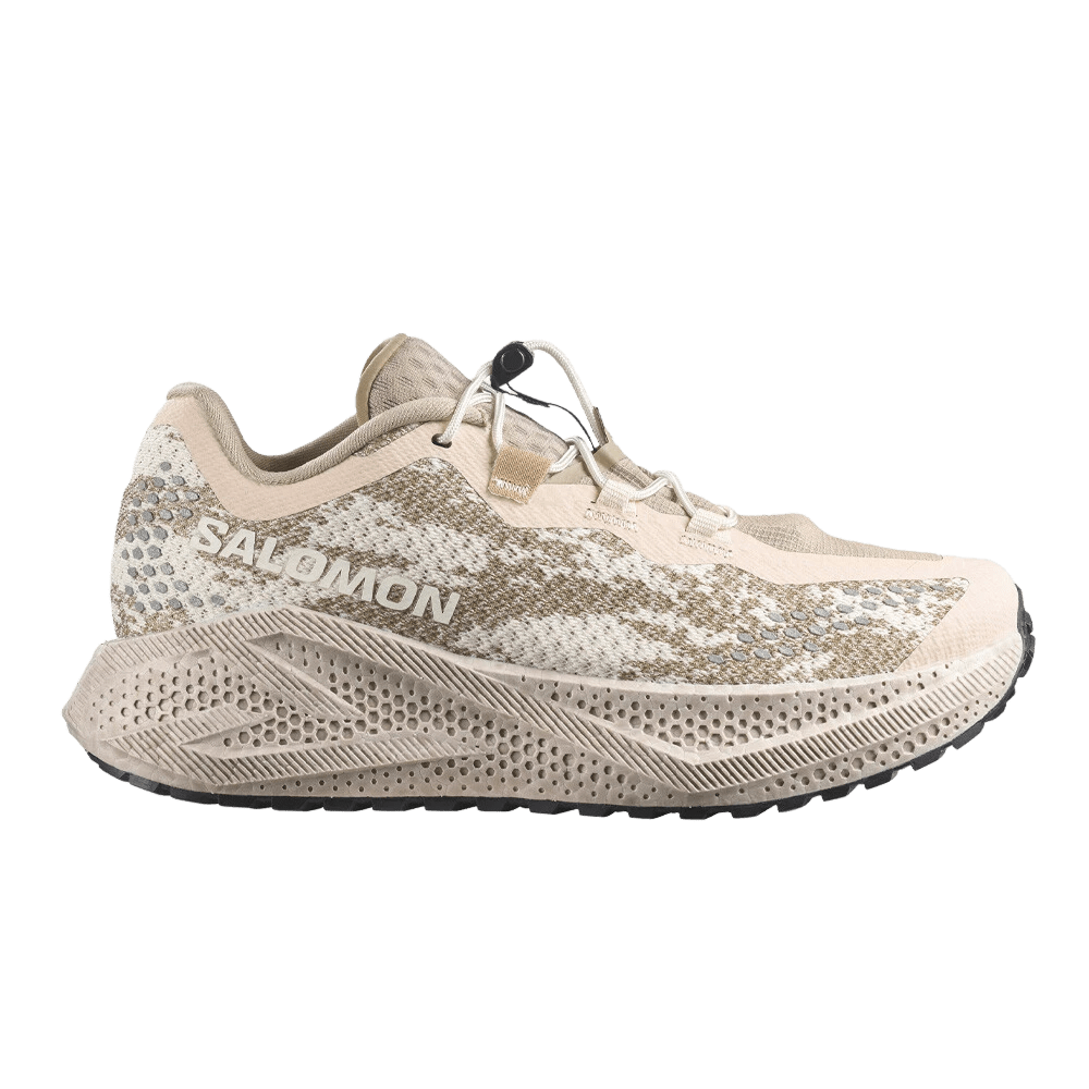 Salomon Women's Aero Glide 4 GRVL – Tapioca / Desert Tan / Burro - Interval Running