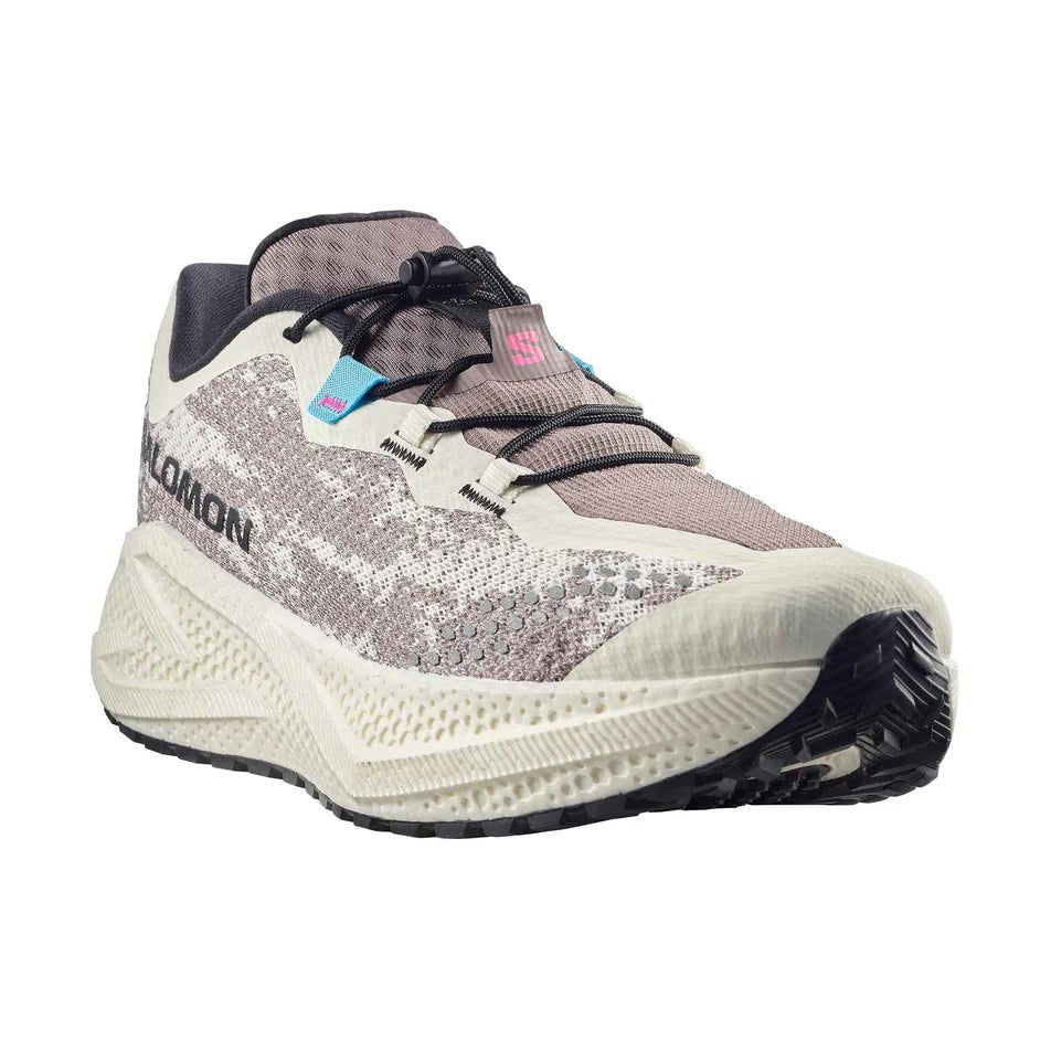 Salomon Women's Aero Glide 4 GRVL - Vanilla Ice / Black - Interval Running