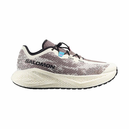 Salomon Women's Aero Glide 4 GRVL - Vanilla Ice / Black - Interval Running