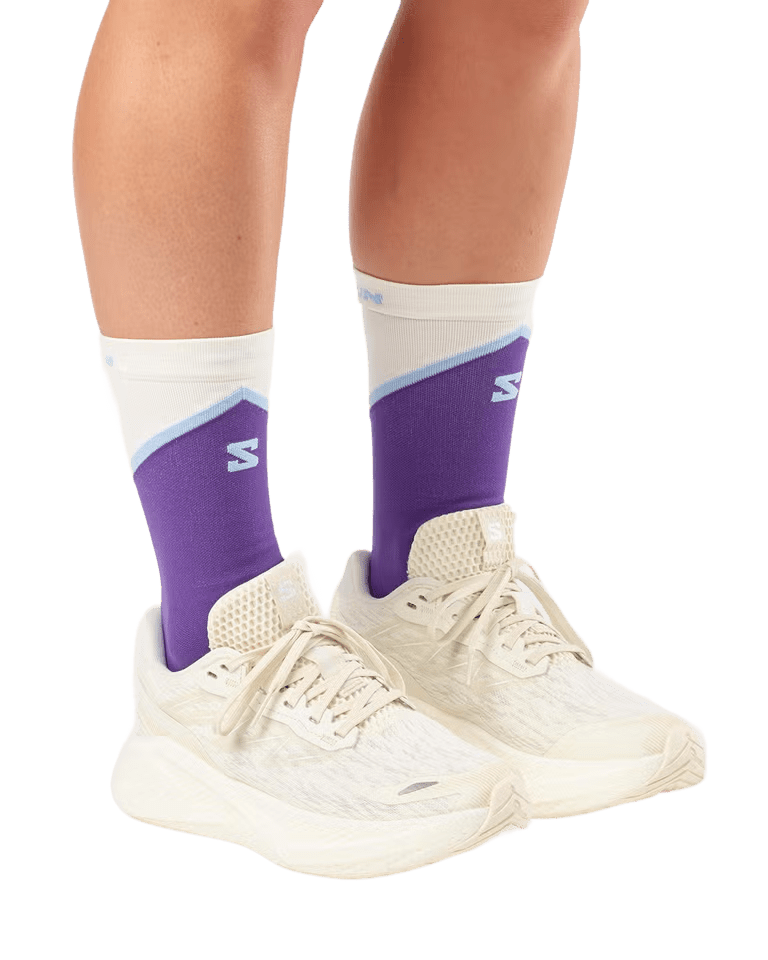 Salomon Women's Aero Glide 4 – Vanilla Ice / White - Interval Running