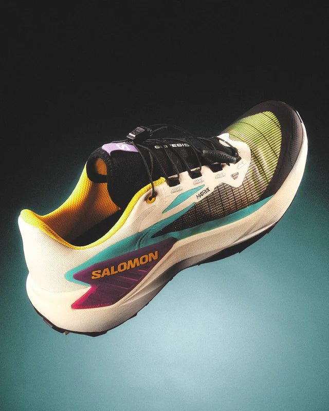 Salomon Women's Genesis - Transparent Yellow / Black / Willowherb - Interval Running