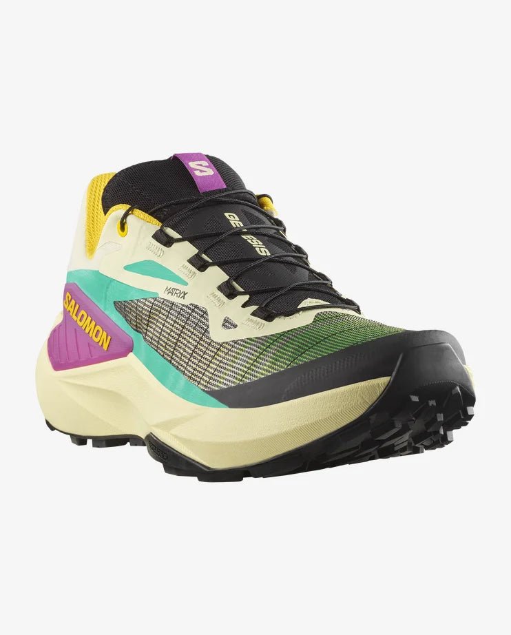 Salomon Women's Genesis - Transparent Yellow / Black / Willowherb - Interval Running