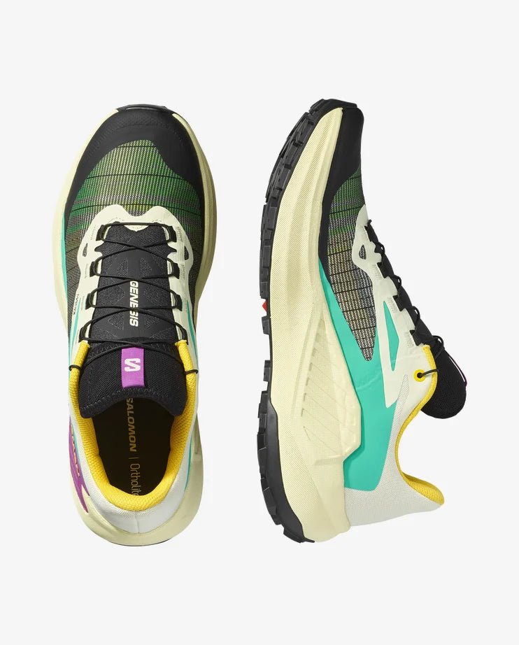 Salomon Women's Genesis - Transparent Yellow / Black / Willowherb - Interval Running