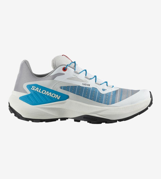Salomon Women's Genesis - White / Lunar Rock / Transcend Blue - Interval Running