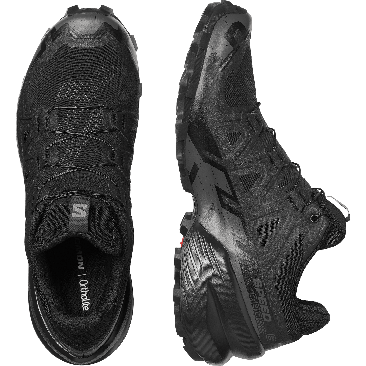 Salomon Women's Speedcross 6 – Black / Black / Phantom - Interval Running