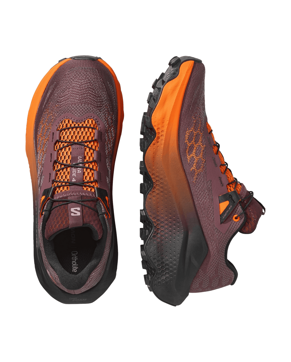 Salomon Women's Ultra Glide 4 – Huckleberry / Black / Red Orange - Interval Running