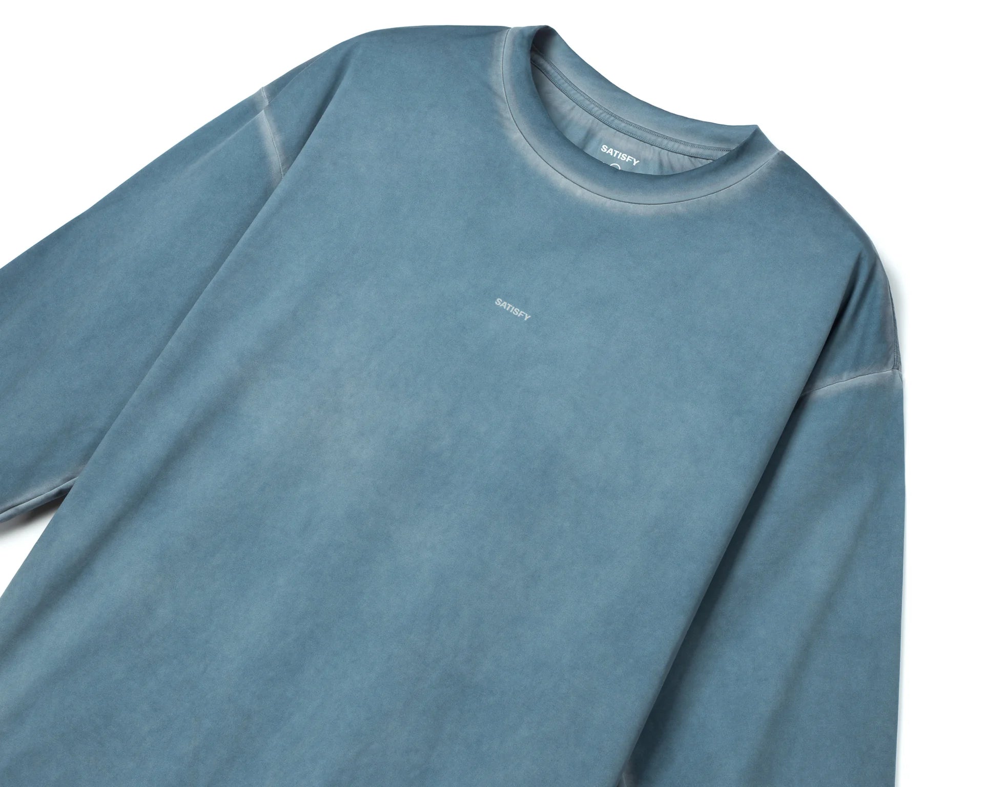 Satisfy AuraLite™ Long Tee | Pigment Slate - Interval Running