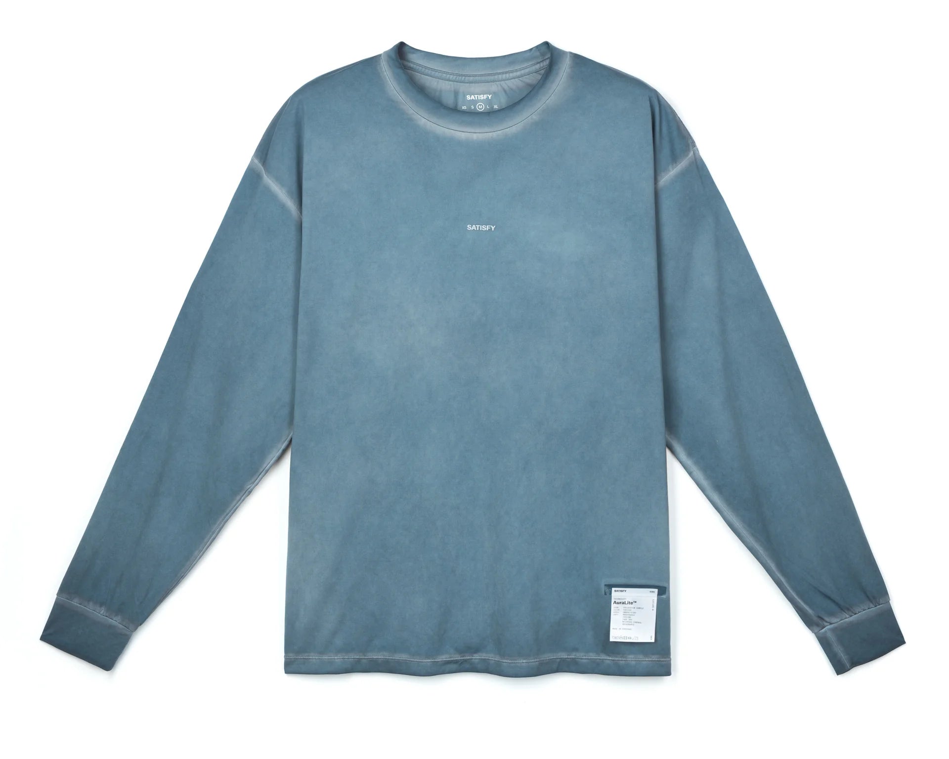 Satisfy AuraLite™ Long Tee | Pigment Slate - Interval Running