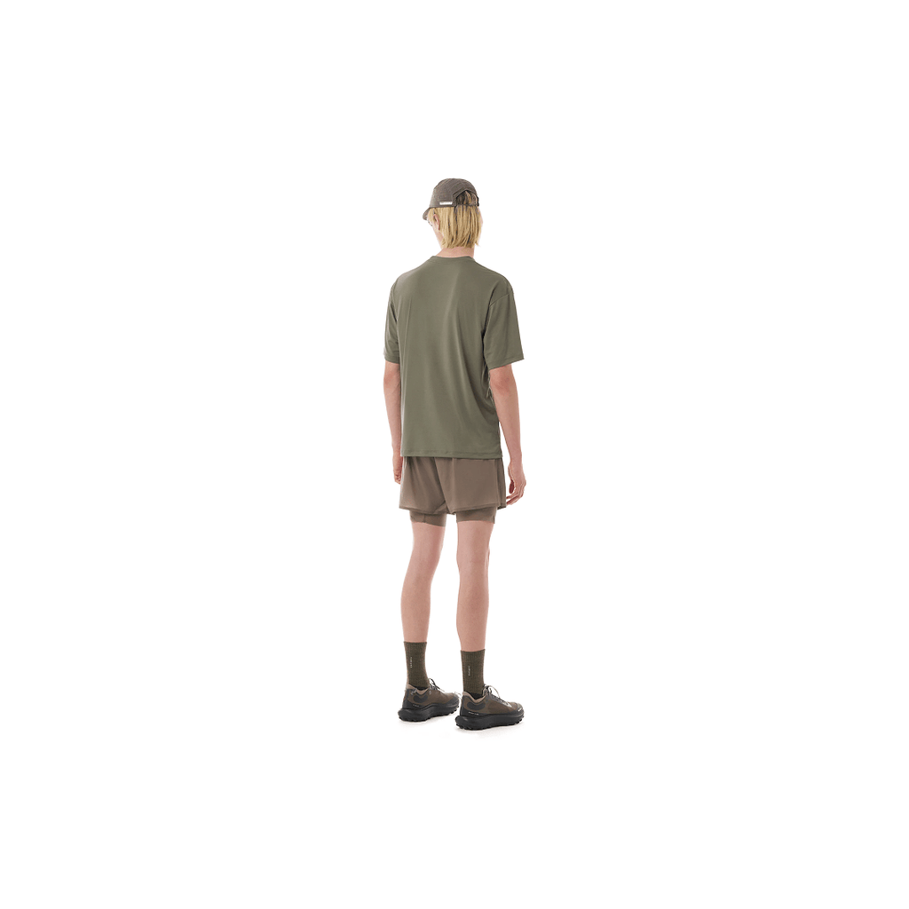 Satisfy AuraLite™ T-Shirt | Dusty Olive - Interval Running