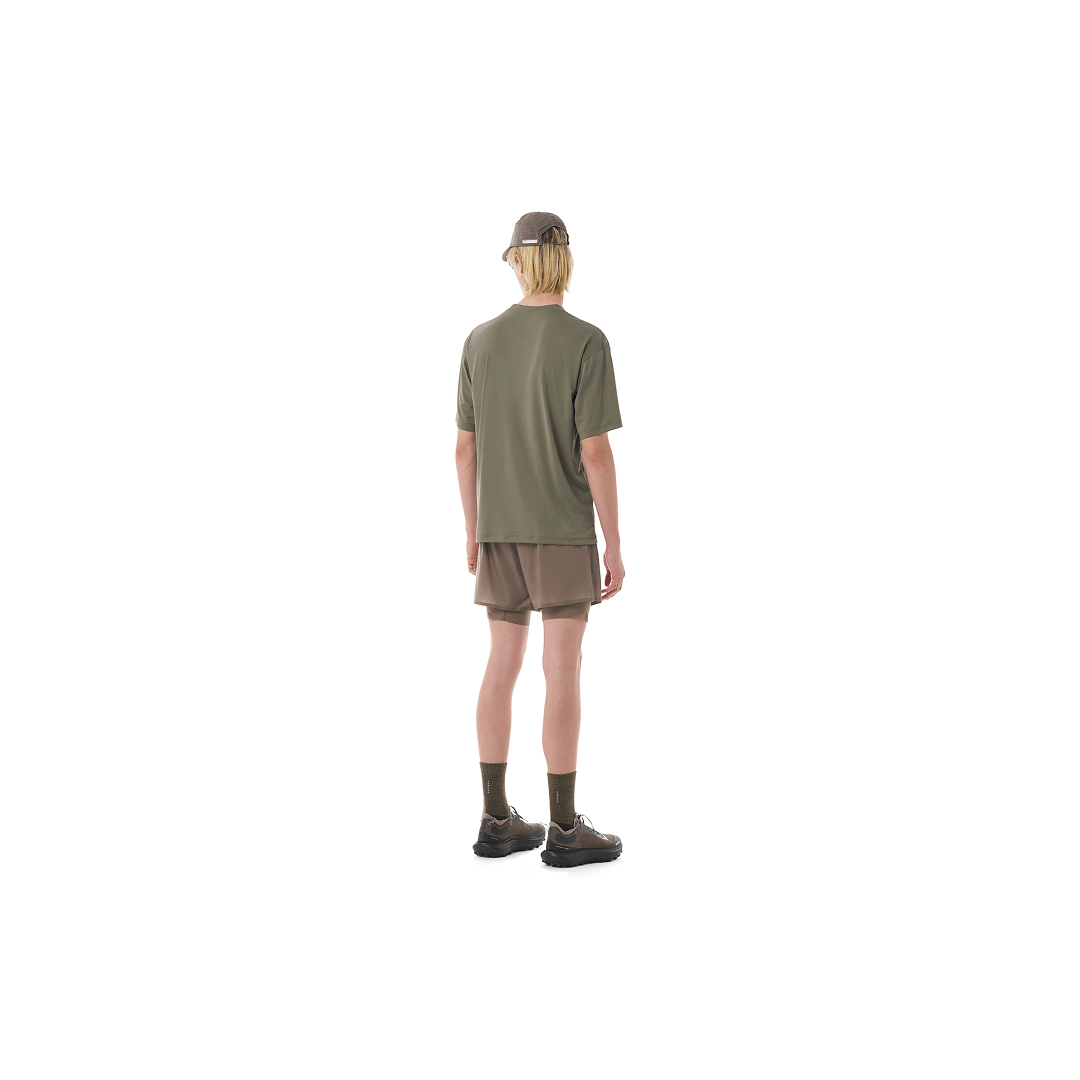 Satisfy AuraLite™ T-Shirt | Dusty Olive - Interval Running