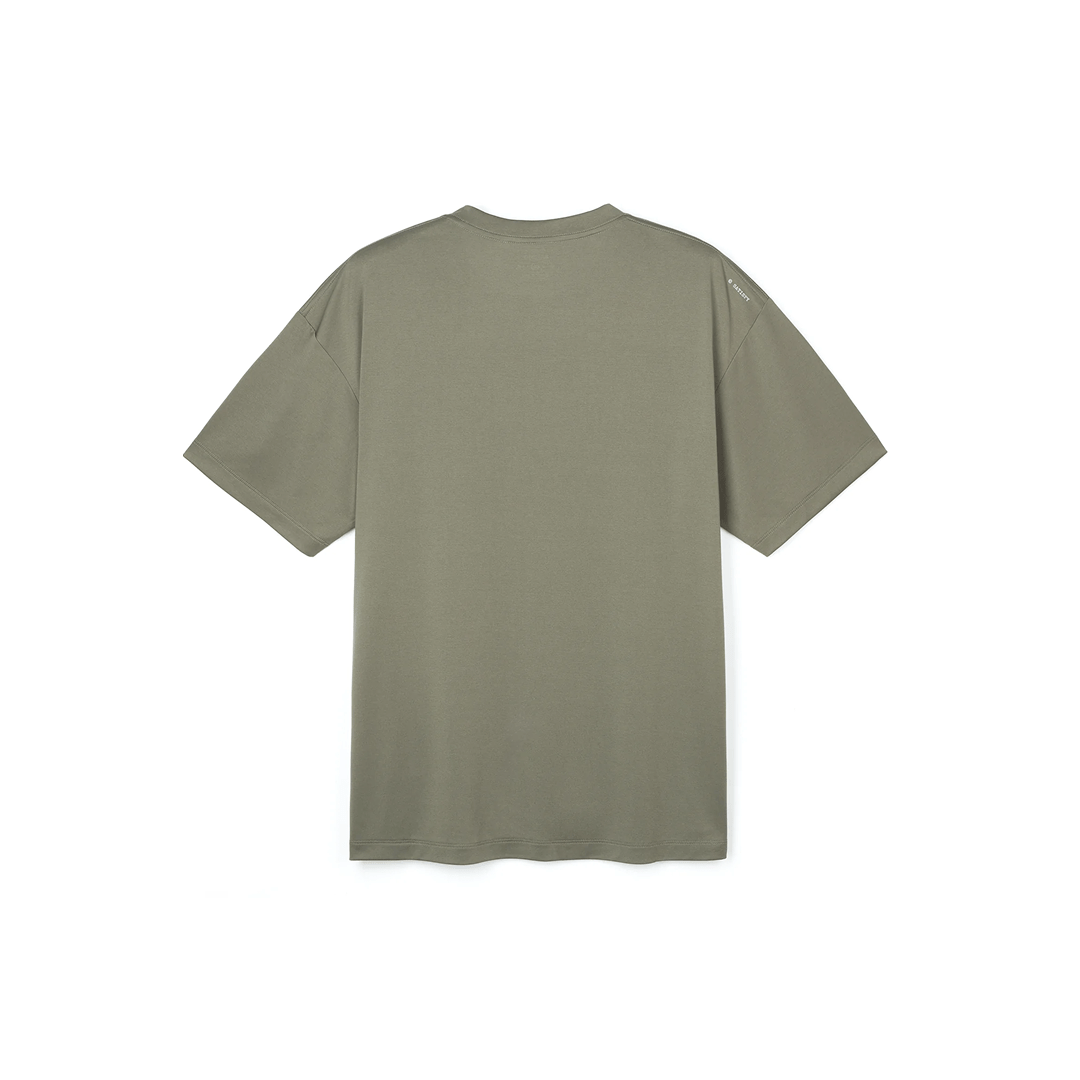 Satisfy AuraLite™ T-Shirt | Dusty Olive - Interval Running
