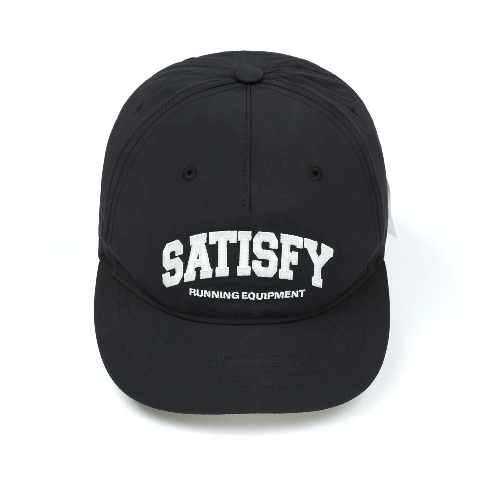 Satisfy FliteSilk™ 5 - Panel Pinch Cap | Black - Interval Running