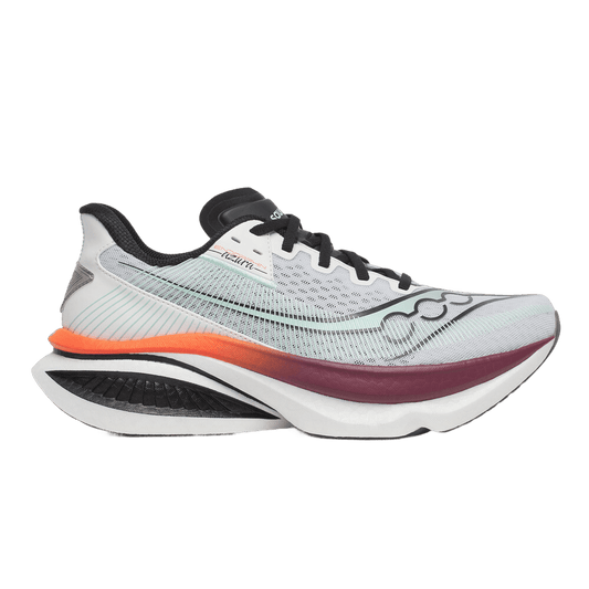 Saucony Men’s Endorphin Azura – White / Crimson - Interval Running