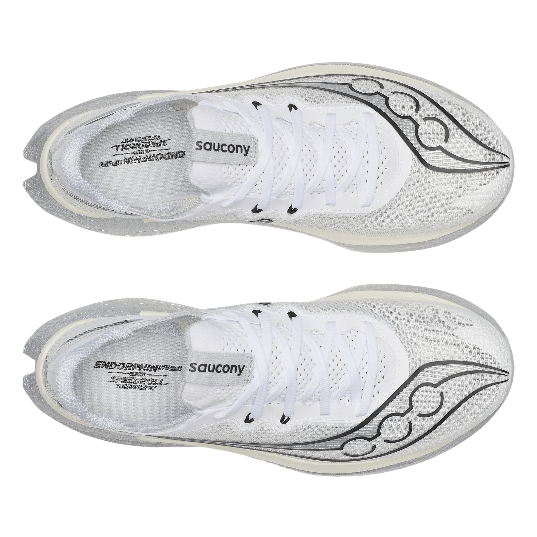 Saucony Men's Endorphin Pro 5 - White / Black - Interval Running