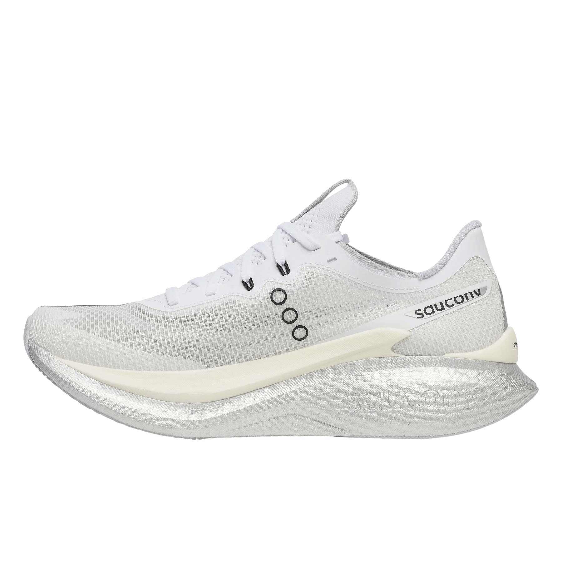 Saucony Men's Endorphin Pro 5 - White / Black - Interval Running