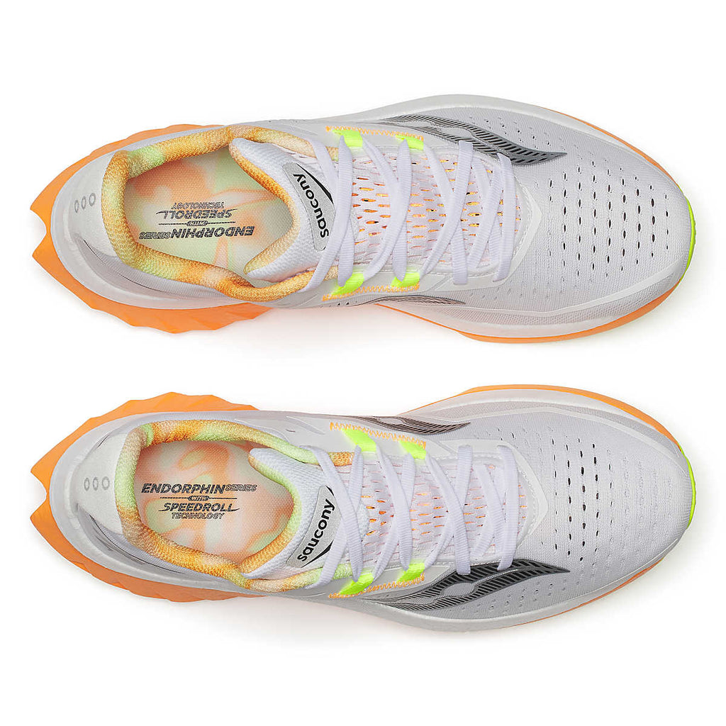 Saucony Men's Endorphin Speed 4 - White / Peel - Interval Running
