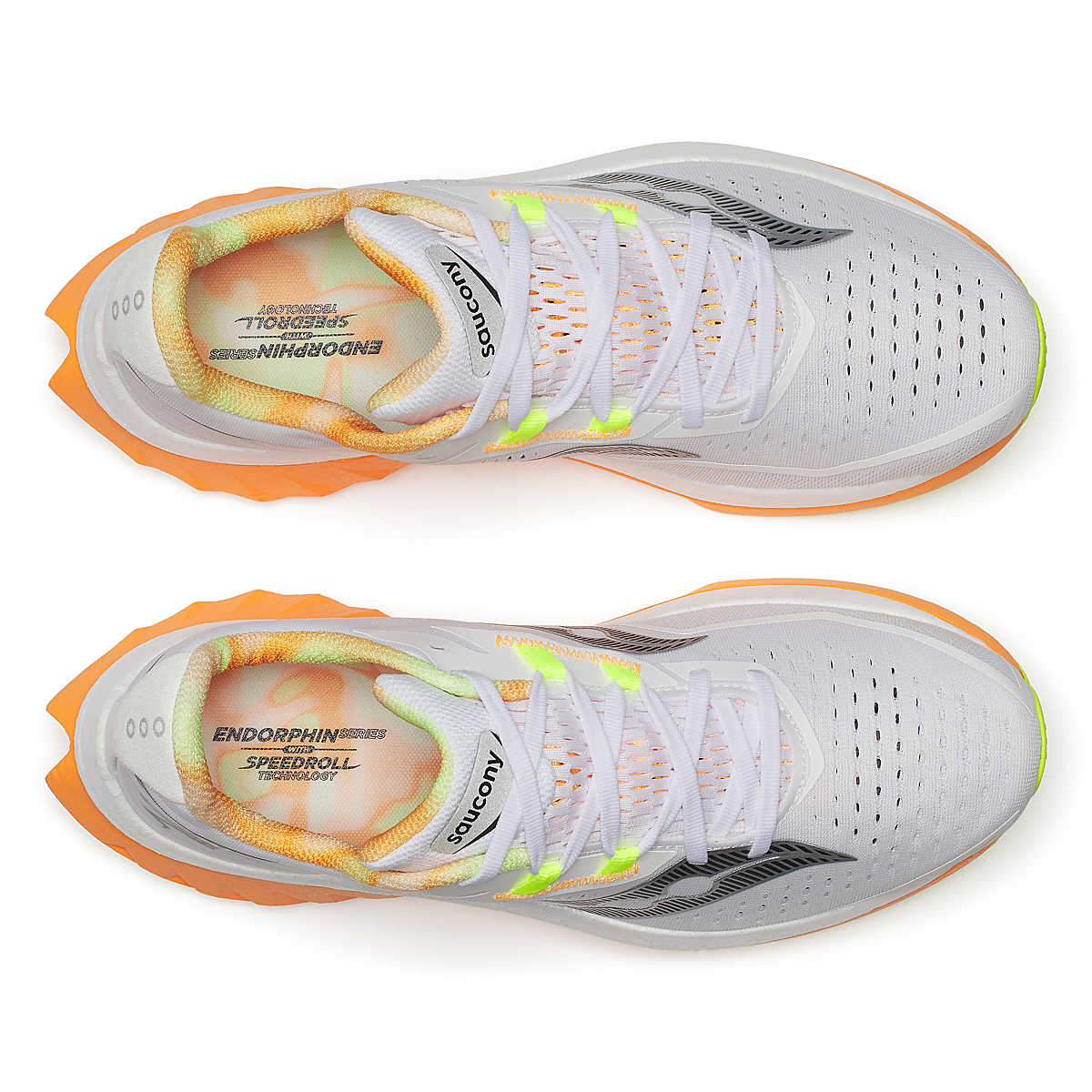 Saucony Men's Endorphin Speed 4 - White / Peel - Interval Running