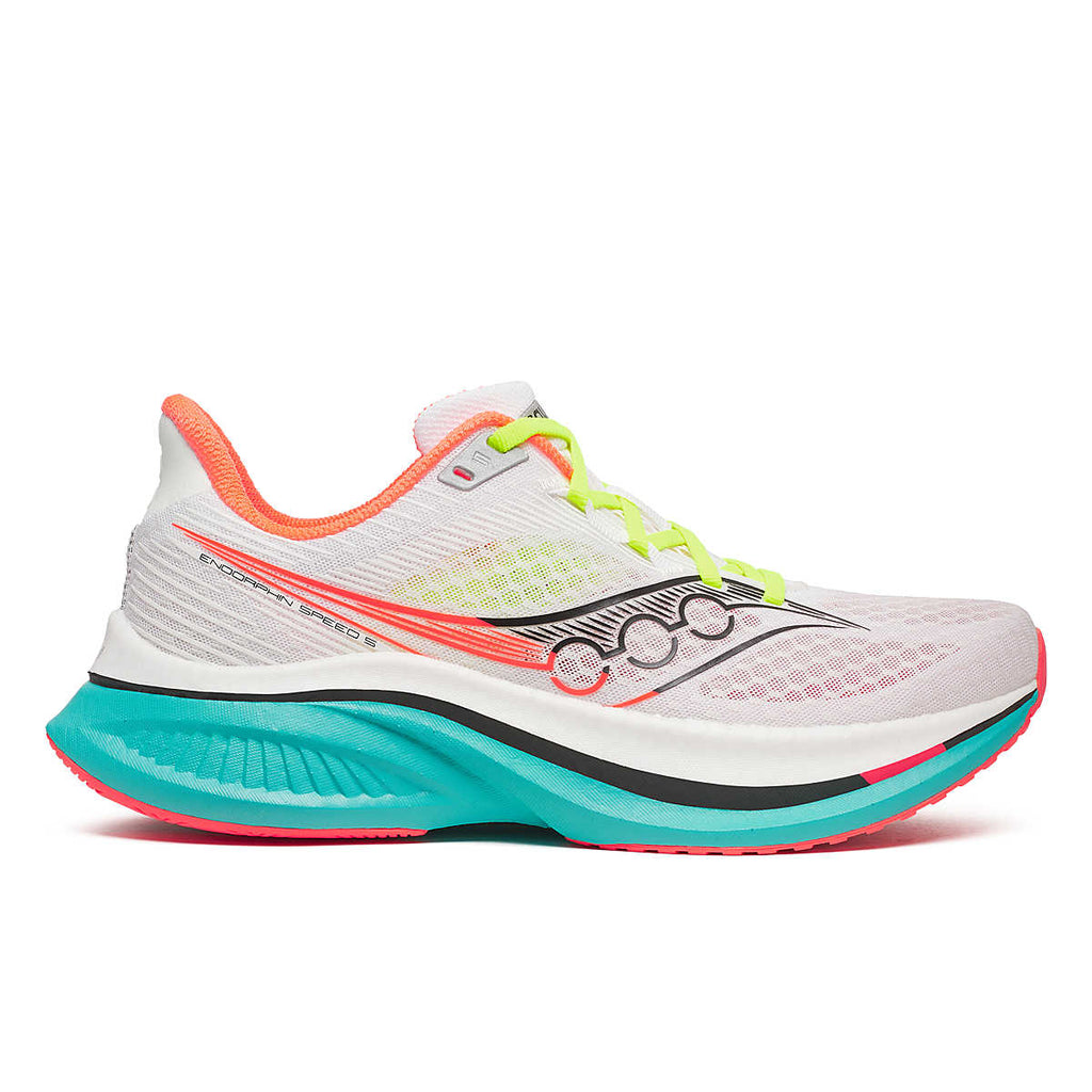 Saucony Men’s Endorphin Speed 5 | White / Mutant - Interval Running