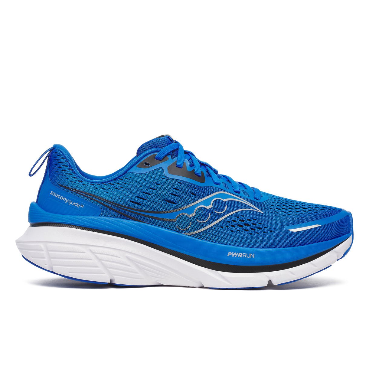Saucony Men's Guide 18 – Skydiver / Black - Interval Running