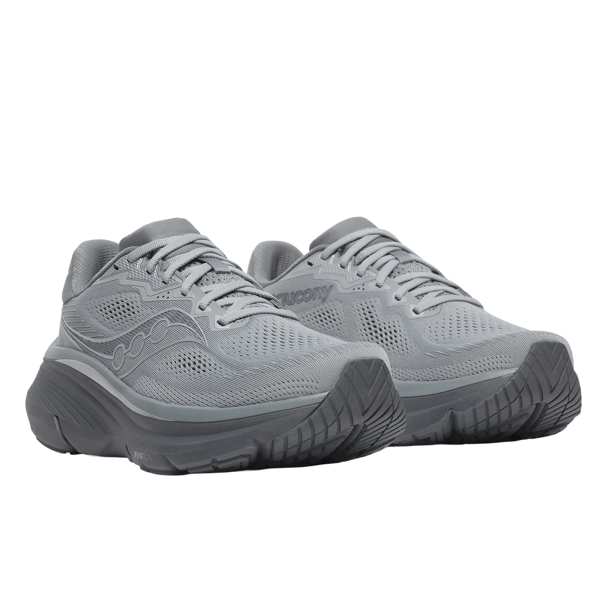 Saucony Men's Guide 19 - Fossil / Carbon - Interval Running