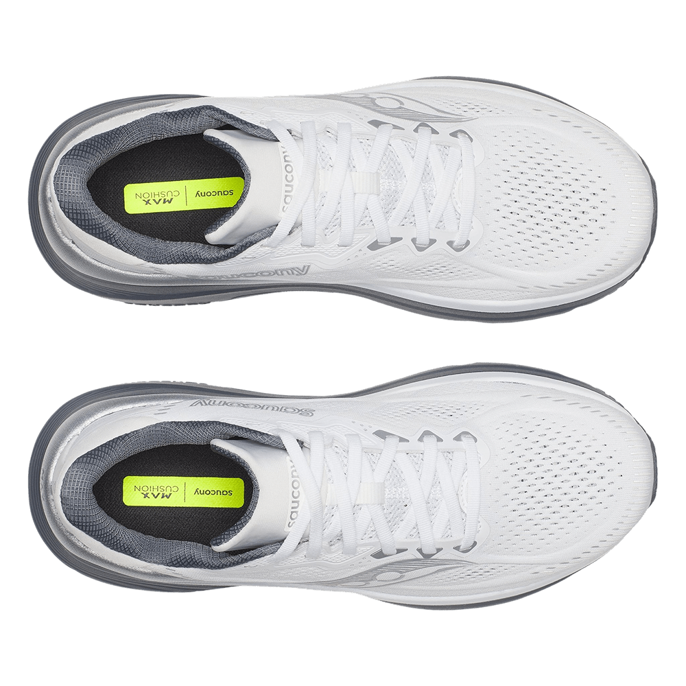 Saucony Men's Guide 19 - White / Shadow - Interval Running