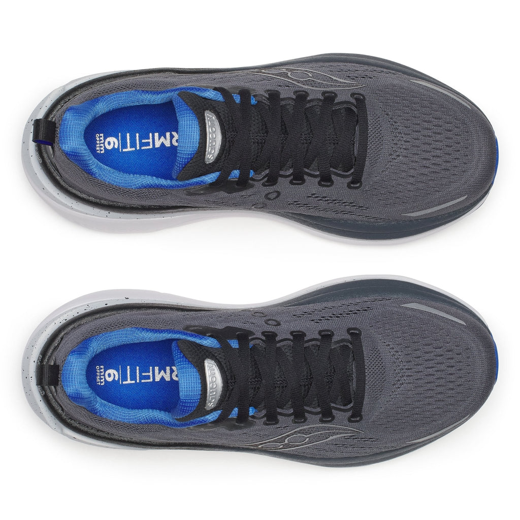 Saucony Men's Hurricane 25 | Shadow / Black - Interval Running