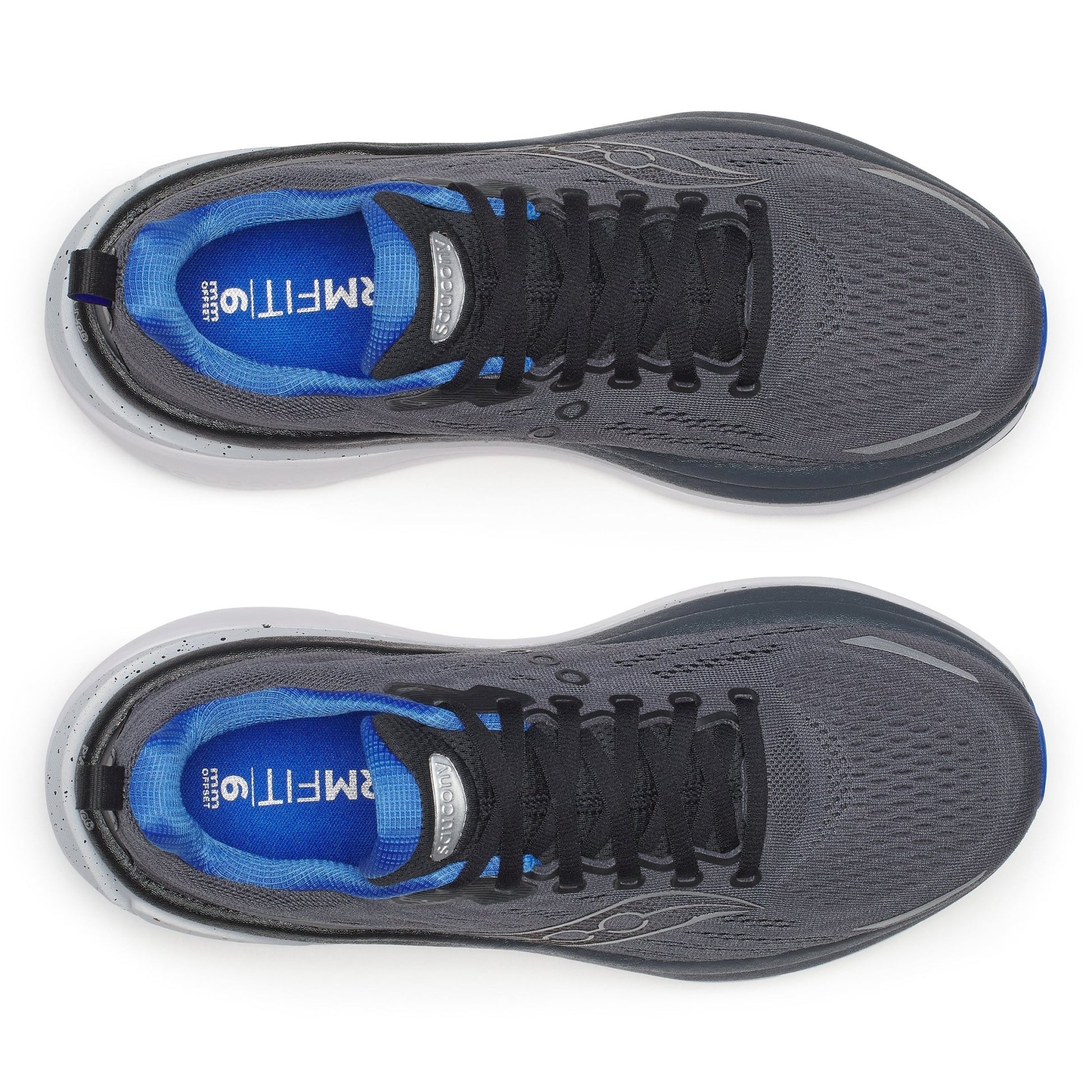 Saucony Men's Hurricane 25 | Shadow / Black - Interval Running